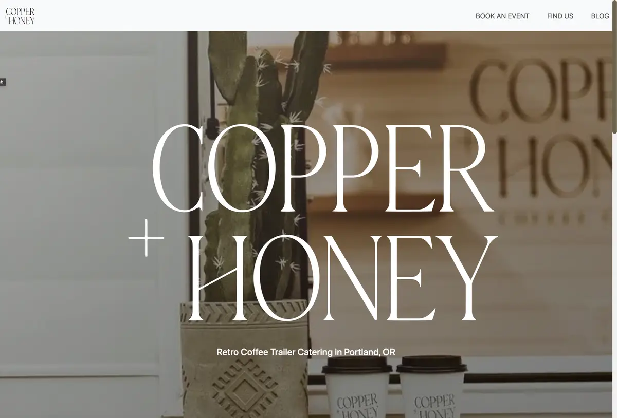 Copper + Honey Coffee
